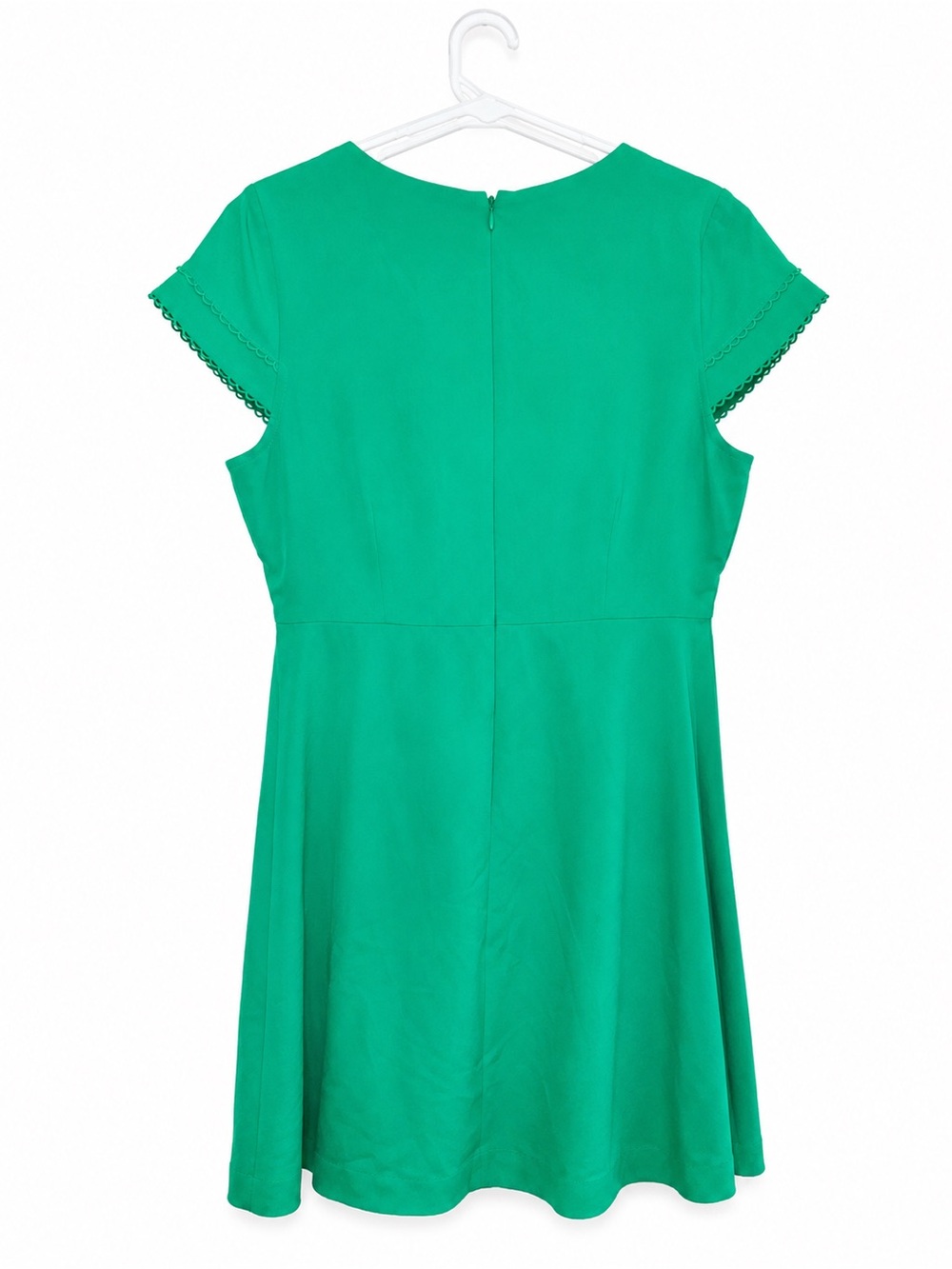 Nicole Miller Emerald Green Short-Sleeve Mini Dress - Picture 3 of 5